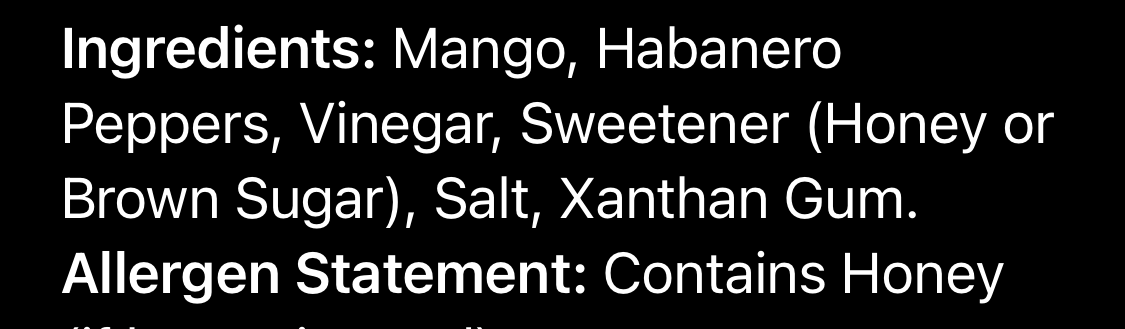 Mango Habanero